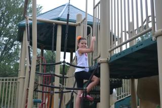 girl on playground 