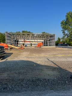 Lanthier Winery & Distillery's Production Facility being Built